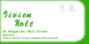 vivien molt business card